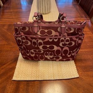 Mauve Signature Coach purse